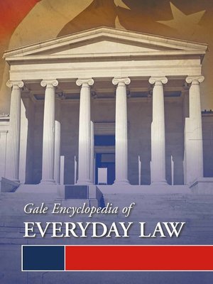cover image of Gale Encyclopedia of Everyday Law